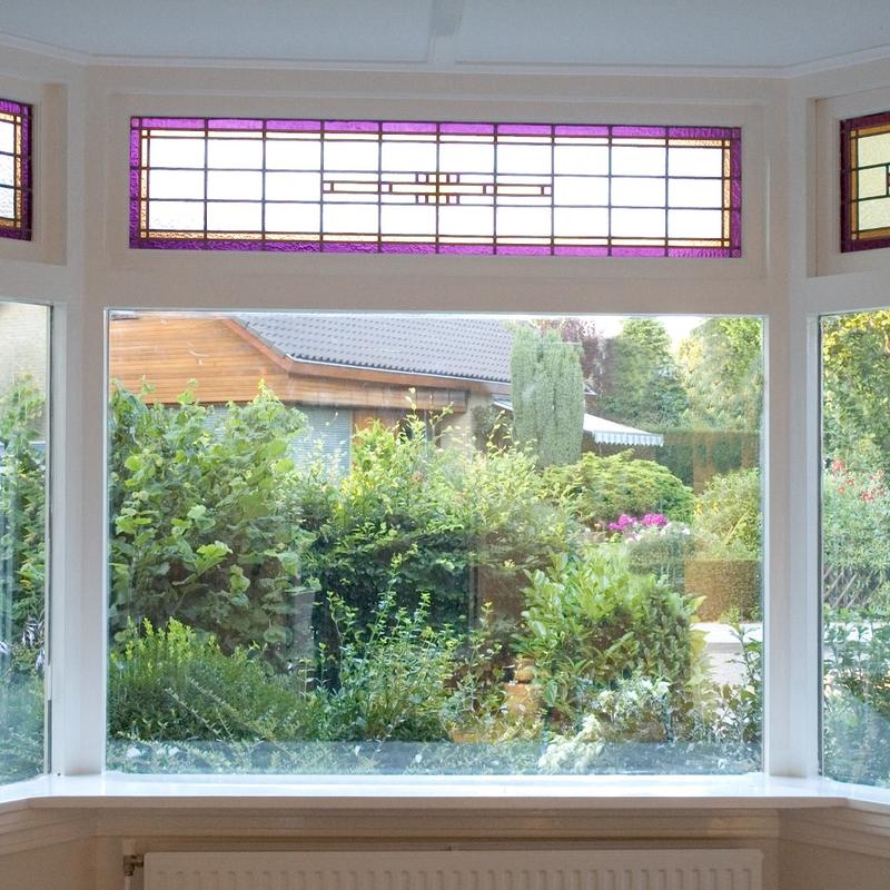 glas in lood erker